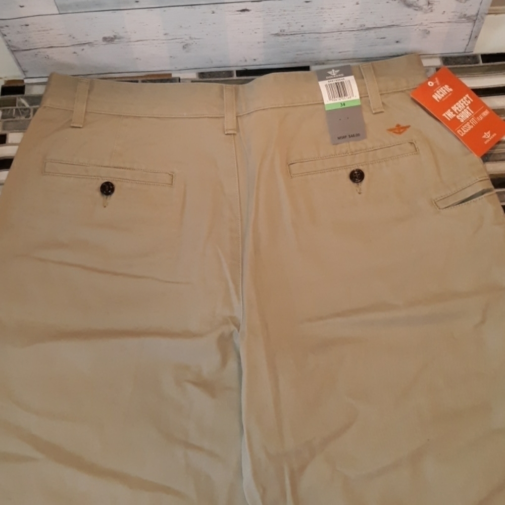 Dickerson 34 flat front classic fit shorts